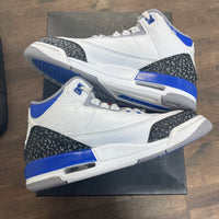 Racer Blue Jordan 3 (GS) (USED)