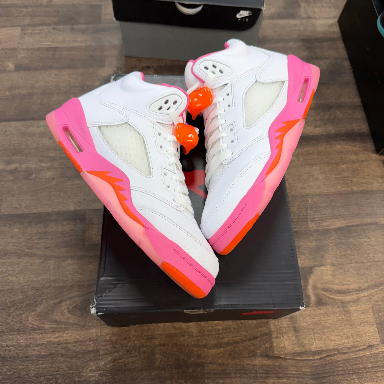 WNBA Pinksicle Safety Orange Jordan 5 Retro (GS) (USED)