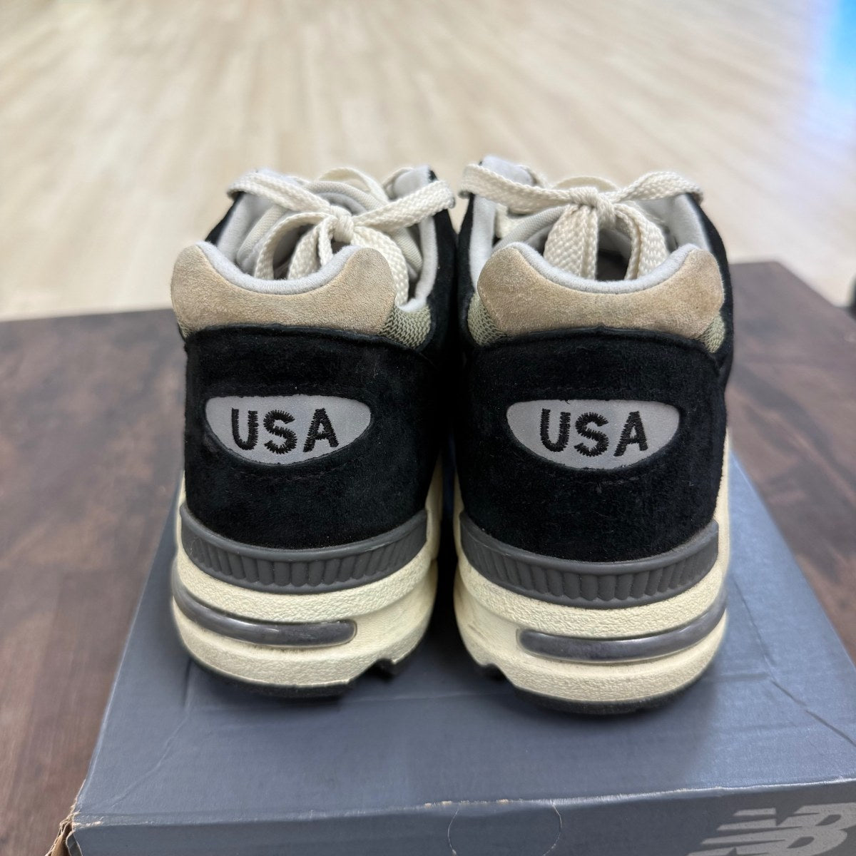 New Balance 990v2 MiUSA Teddy Santis Black True Camo Size 11 (Pre-Owned) - Image 3