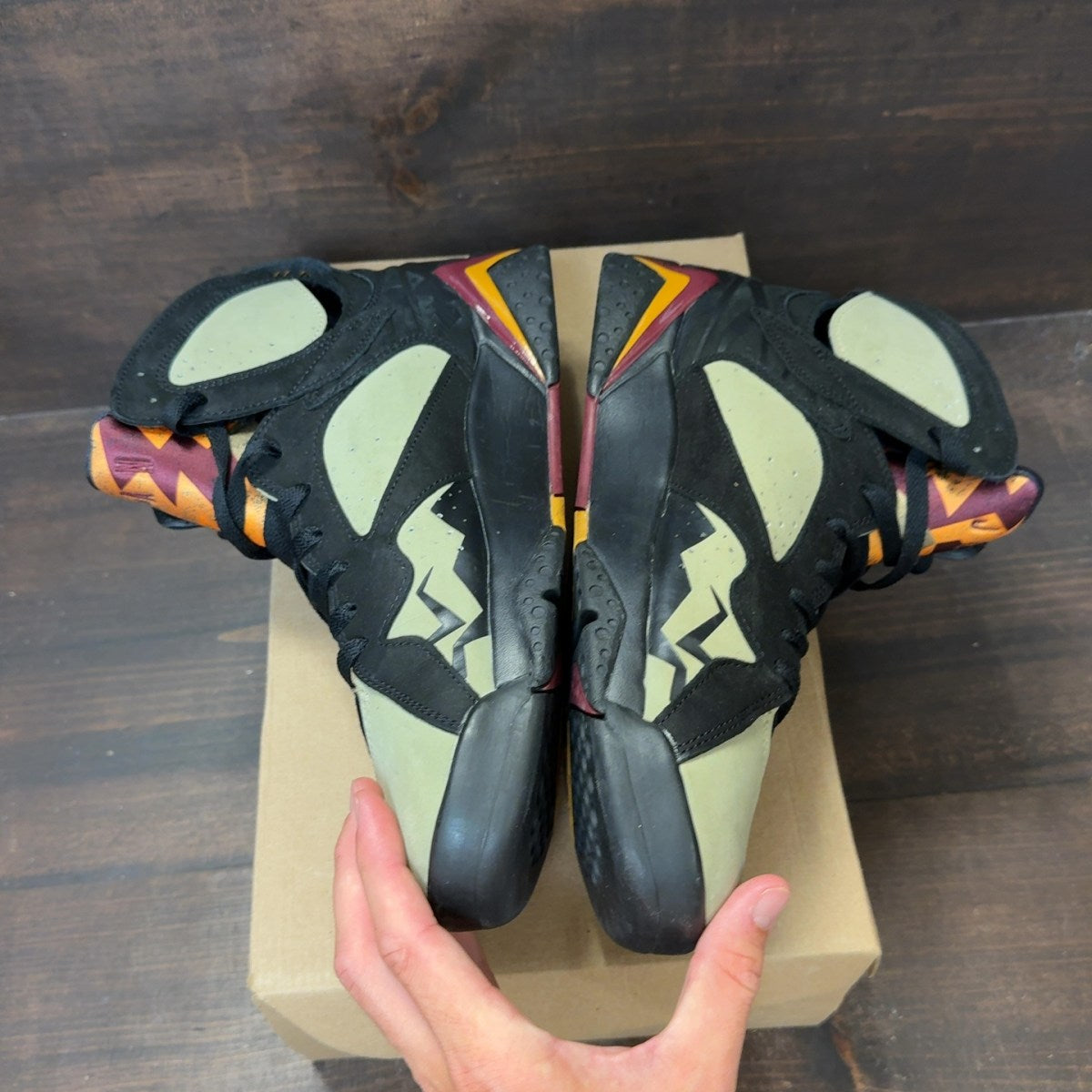 Jordan 7 Retro Black Olive Size 10.5 (Pre-Owned) - Image 4