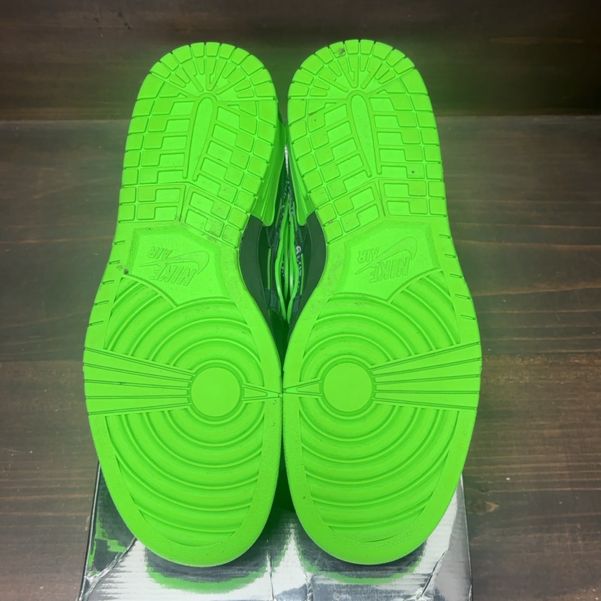 Nike Air Rubber Dunk Off-White Green Strike - Image 6