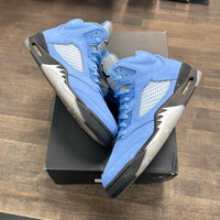 UNC University Blue Jordan 5 Retro (USED)