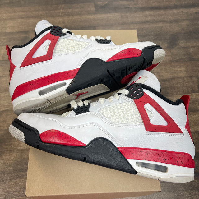 Red Cement Jordan 4 Retro (USED, no box, no insoles)