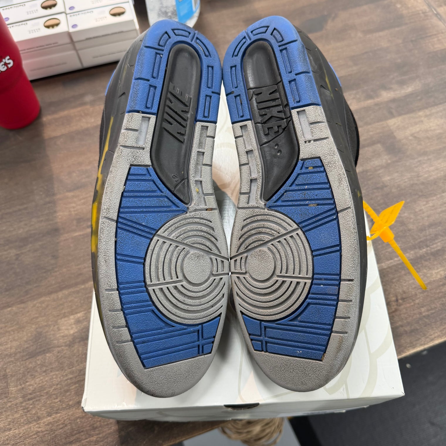Off-White Black Blue Jordan 2 Low (USED)