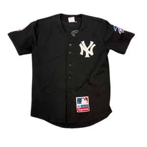 Black Supreme Yankees Baseball Jersey (Pre-Owned)
