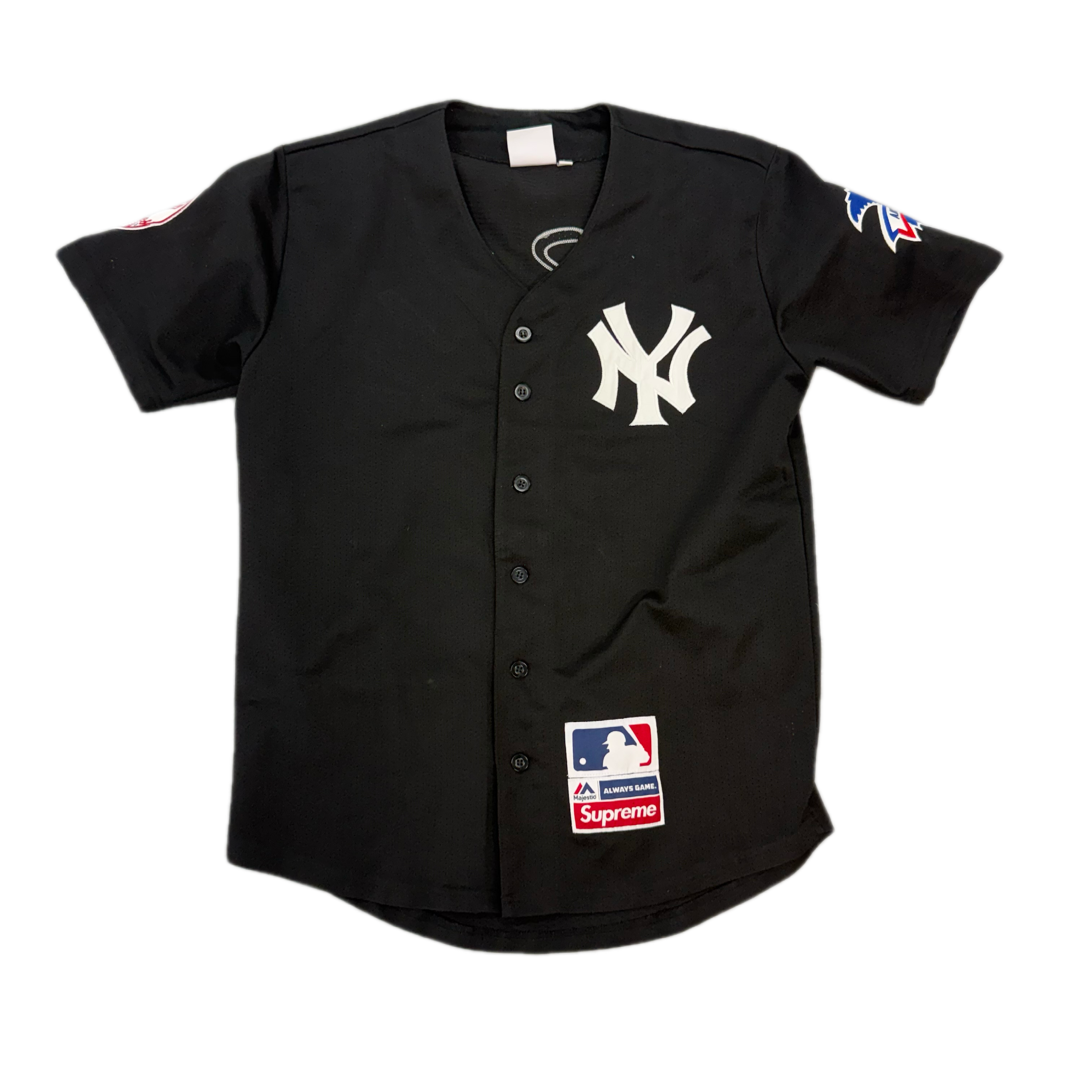 Black Supreme Yankees Baseball Jersey (Pre-Owned)