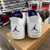 Metallic Purple Jordan 4 Retro (USED, No Box)