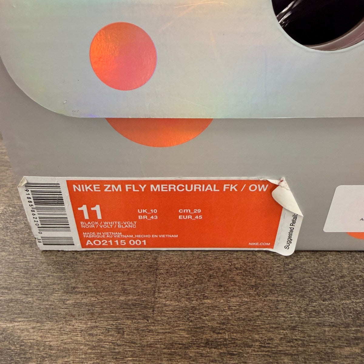 Nike Zoom Fly Mercurial Off-White Black - Image 6