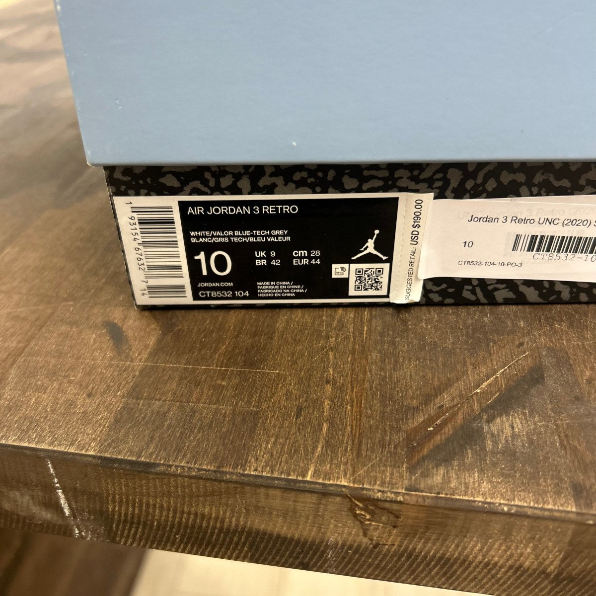 Jordan 3 Retro UNC (2020) - Image 6