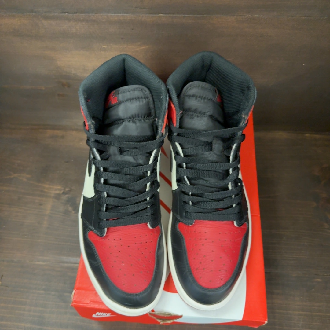 Jordan 1 Retro High Bred Toe Size 11 (Pre-Owned) - Image 3