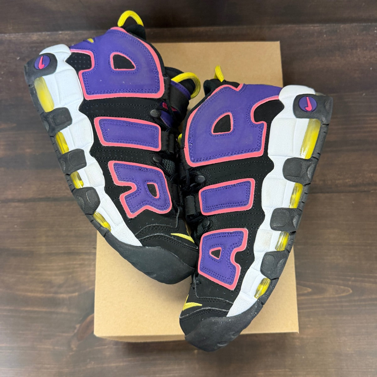 Nike Air More Uptempo 96 Black Court Purple Size 8.5 (Pre-Owned) - Image 2