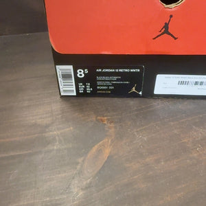 Jordan 12 Retro Winter Black Size 8.5 (Pre-Owned) - Image 8