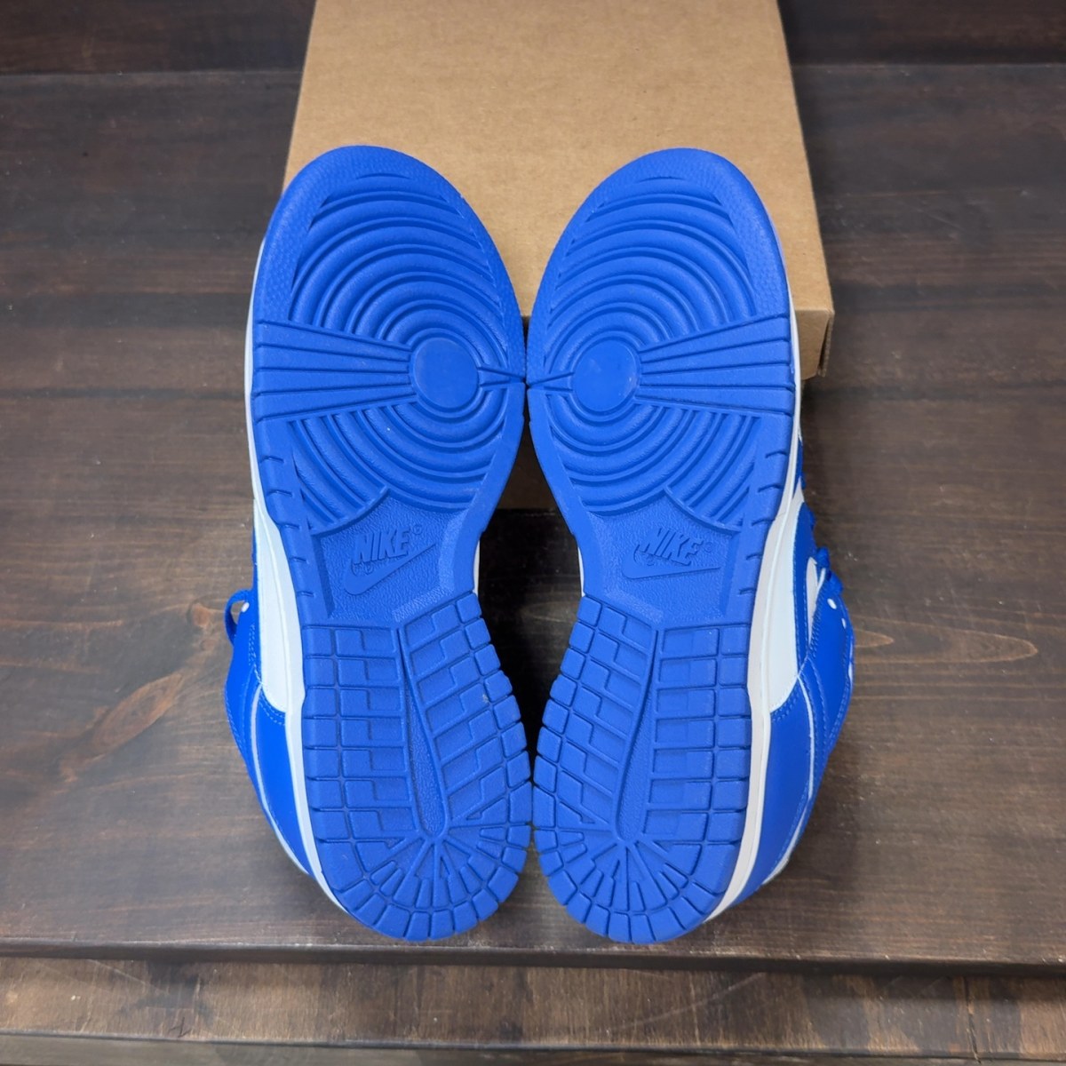 Nike Dunk Low White Hyper Royal (2025) Size 8 (Pre-Owned) - Image 7