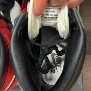 Jordan 1 Retro High Satin Black Toe (Women's) Size 12W (Pre-Owned) - Image 6