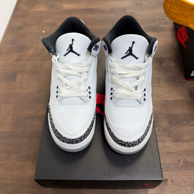 (GS) Dark Iris Jordan 3 (USED)