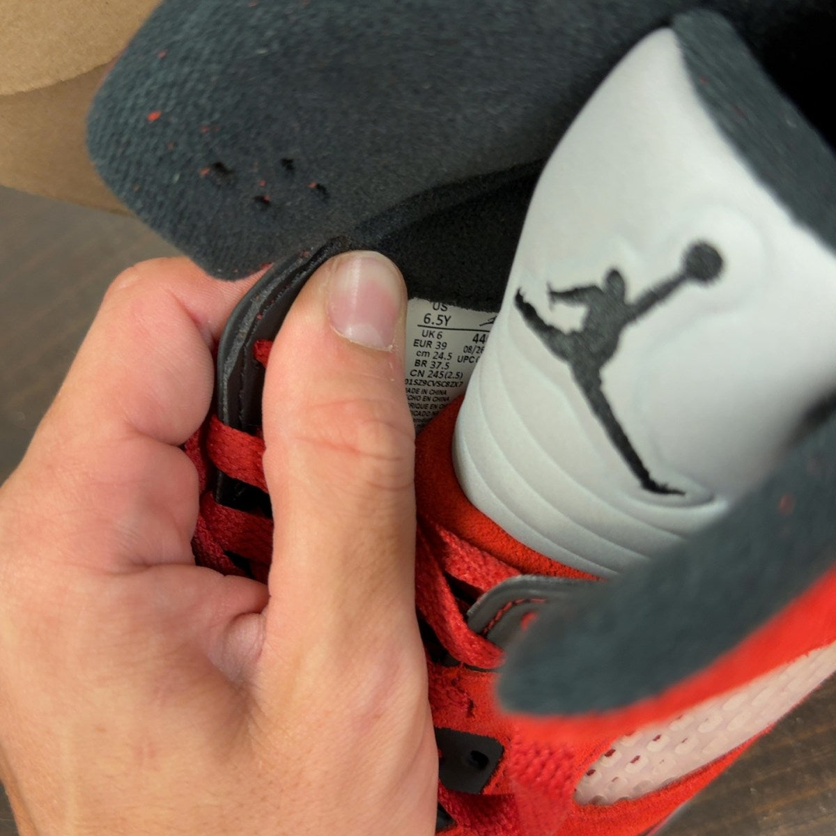 Jordan 5 Retro Raging Bull Red (2021) (GS) Size 6.5Y (Pre-Owned) - Image 7