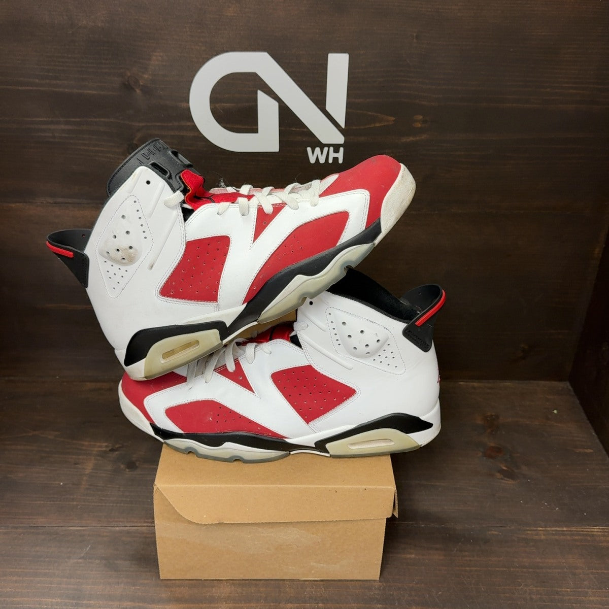 Jordan 6 Retro Carmine (2014) Size 14 (Pre-Owned) - Image 1