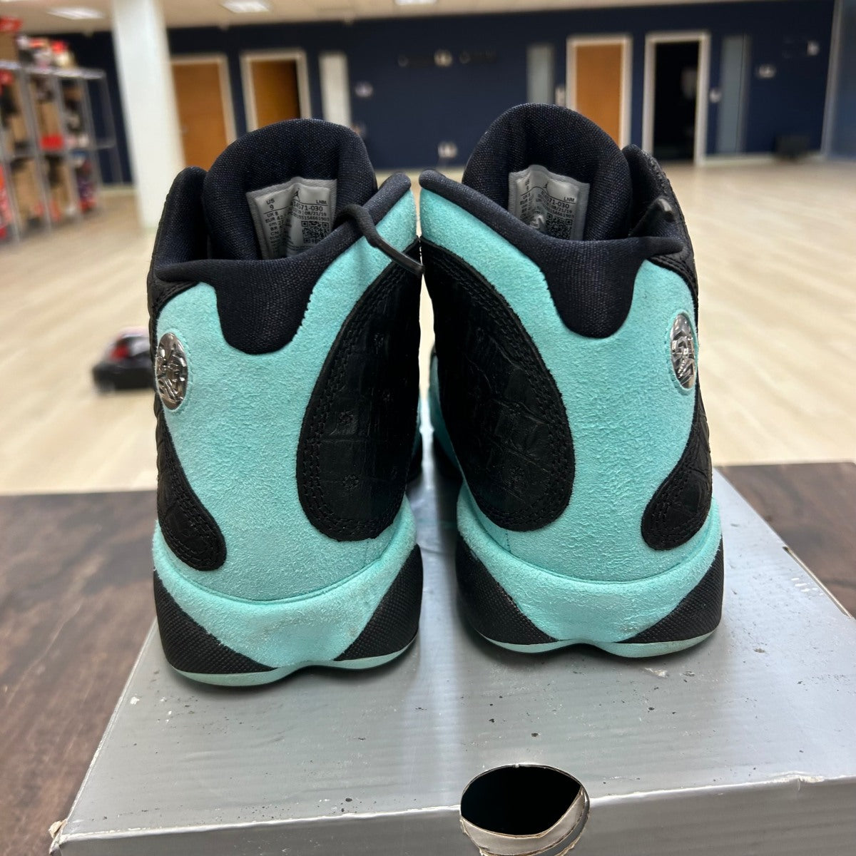 Jordan 13 Retro Black Island Green - Image 4