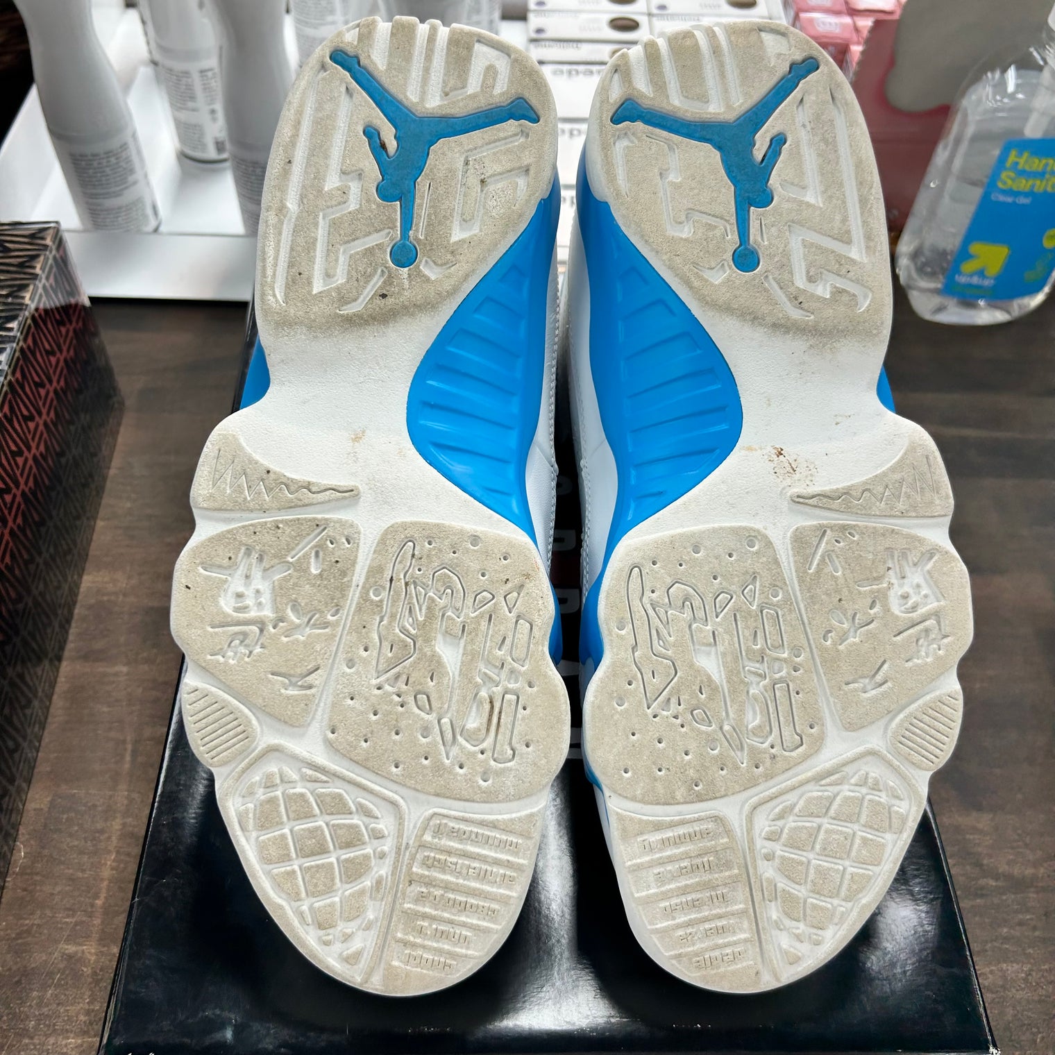 Powder Blue Jordan 9 (USED)