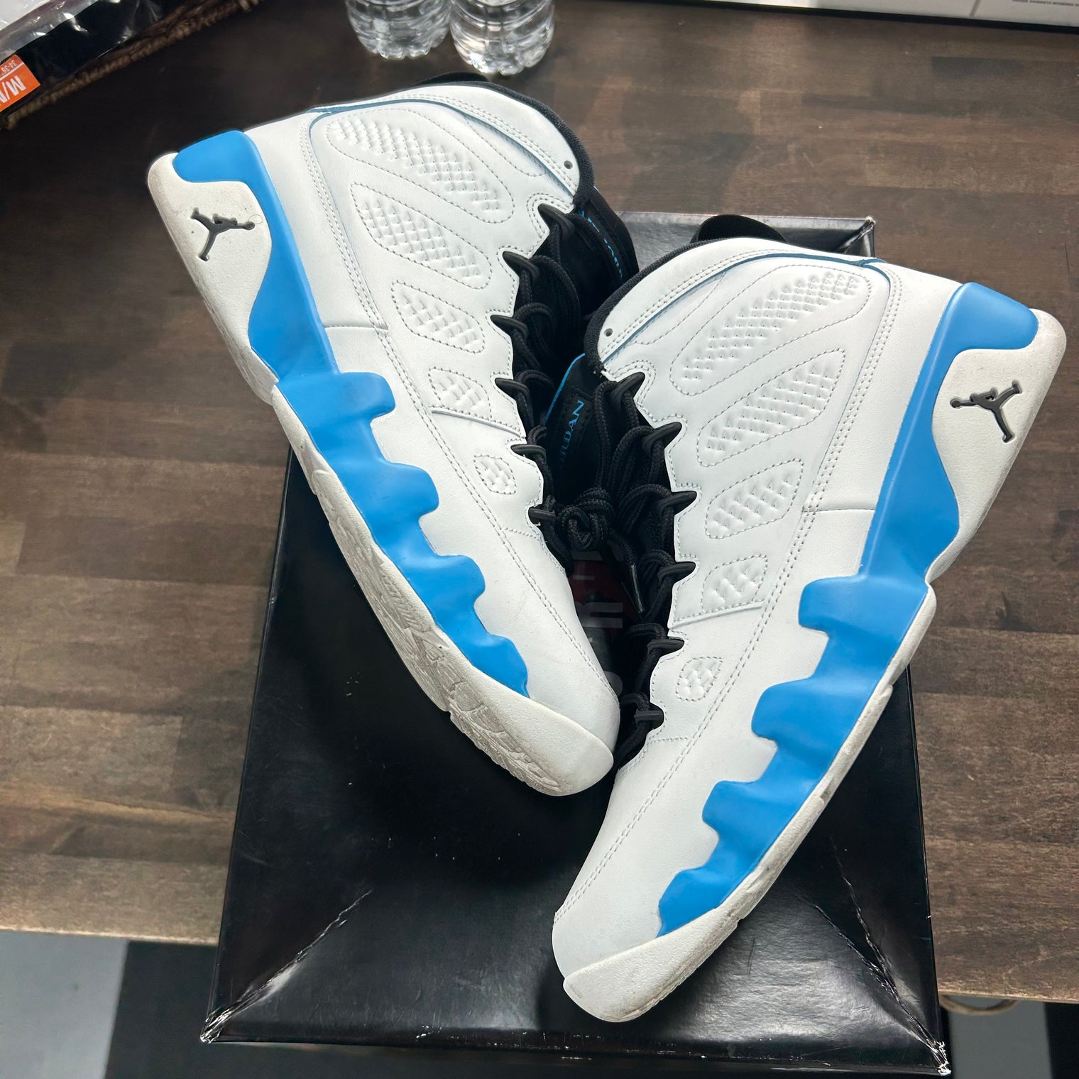 Powder Blue Jordan 9 Retro (USED)