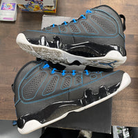 (GS) Photo Blue Black Bottom Jordan 9 (USED,No Box)