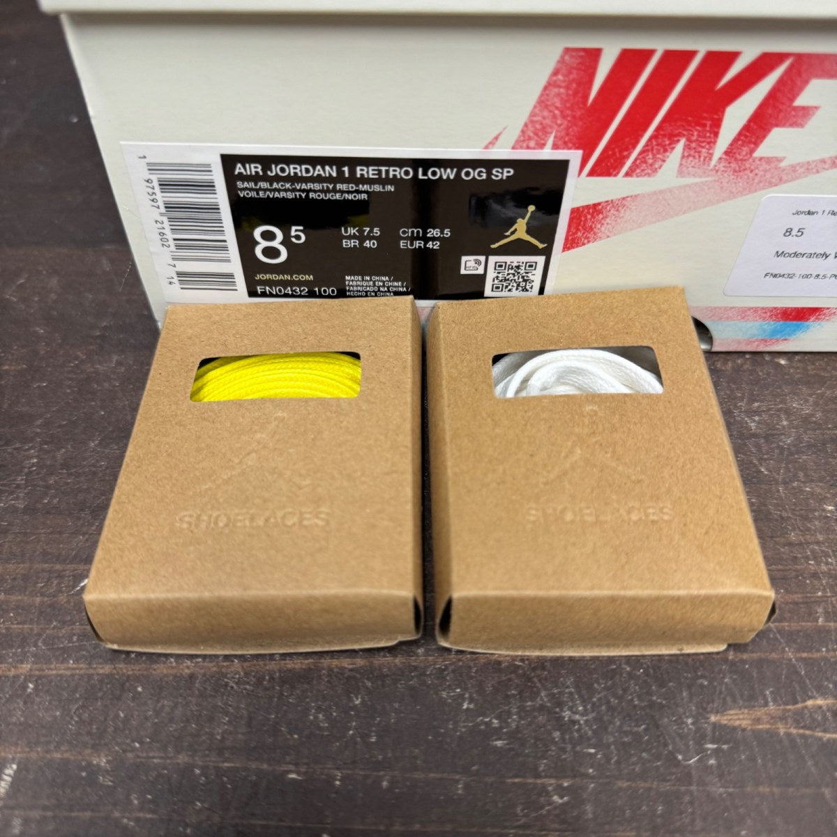 Jordan 1 Retro Low OG Trophy Room Rookie Card Away - Image 7