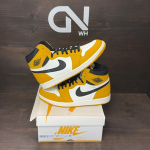 Jordan 1 Retro High OG Yellow Ochre - Image 1