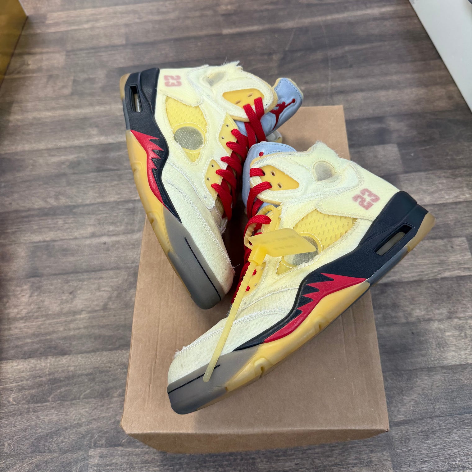 Sail Off-White Jordan 5 Retro (USED, No Box)