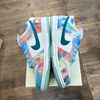 Futura Laboratories Bleached Aqua Nike SB Dunk Low (Lightly Worn)