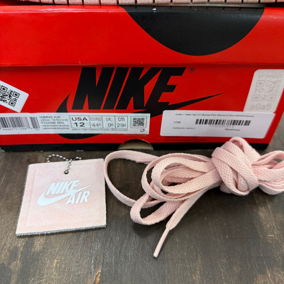 Jordan 1 Retro High OG Washed Pink (Women's) - Image 6
