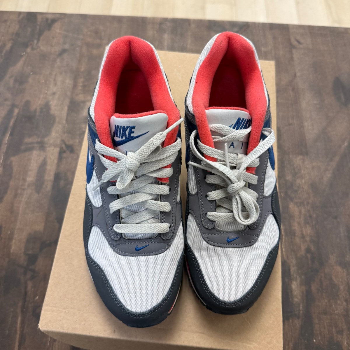 Nike Air Max Correlate Grey Royal Red (Women's) Size 8W (Pre-Owned) - Image 2