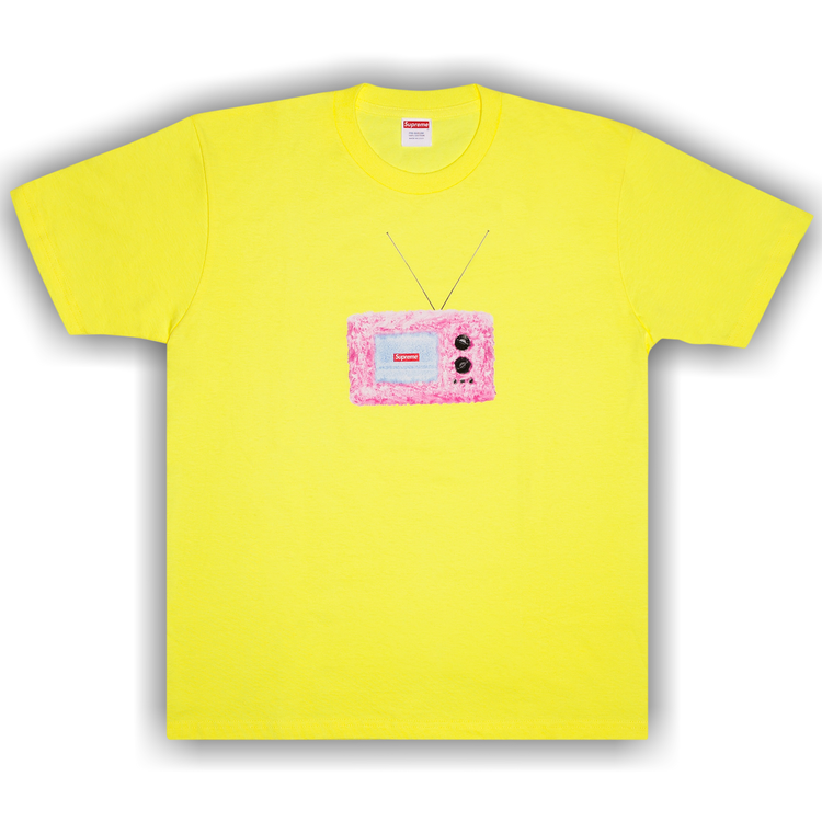 Supreme TV Tee 'Bright Yellow'