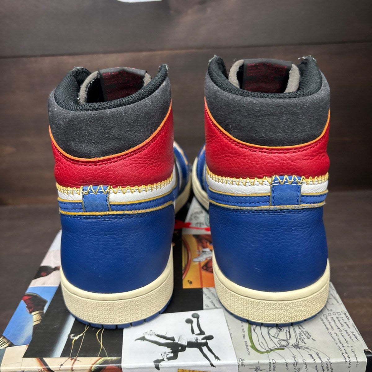 Jordan 1 Retro High Union Los Angeles Storm Blue Size 11 (Pre-Owned) - Image 5