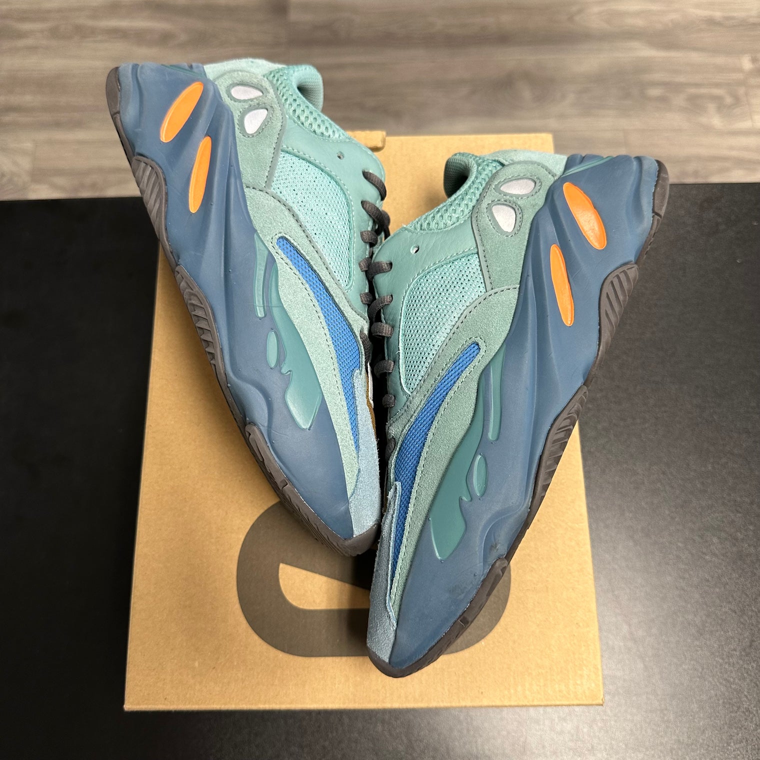 Faded Azure Yeezy 700 (USED)