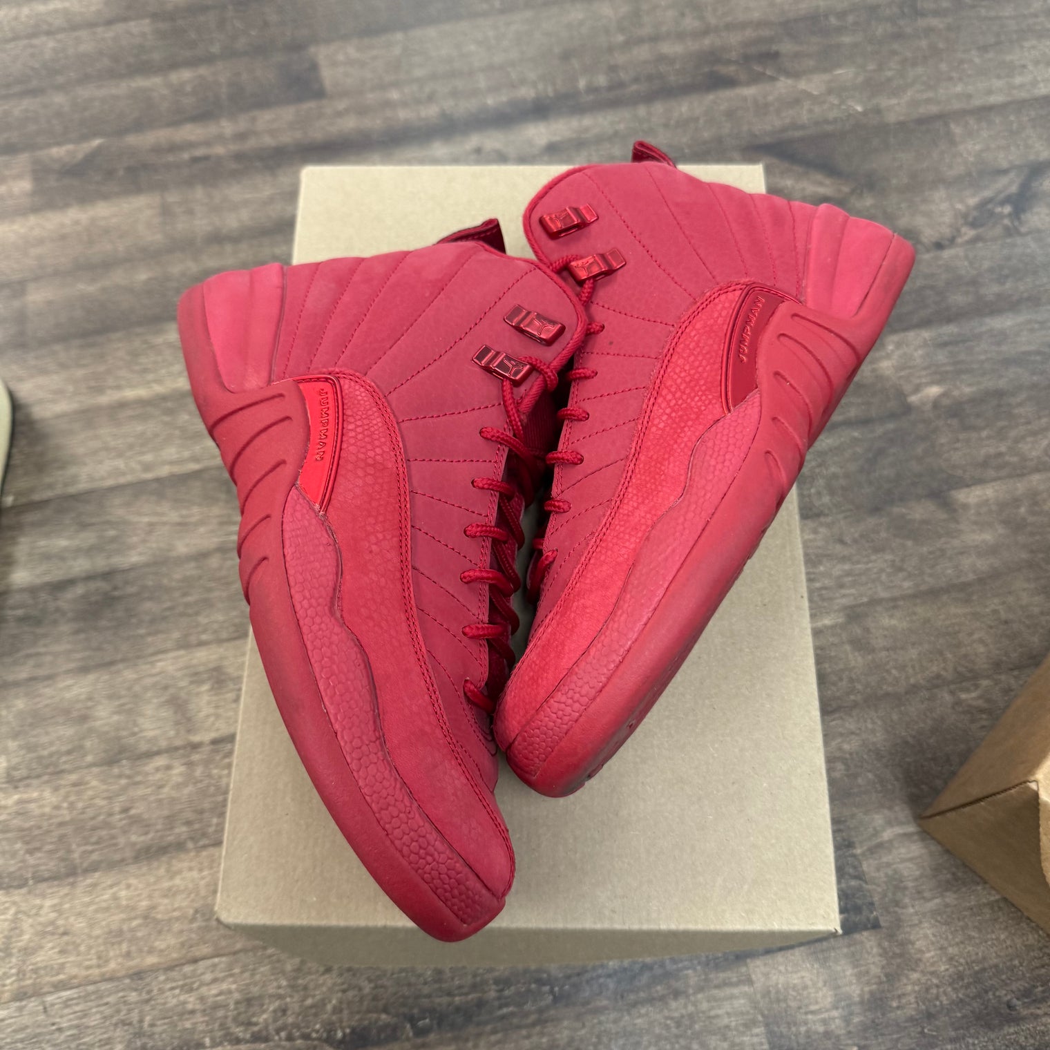 Gym Red Jordan 12 Retro (GS) (2018) (USED, No Box)