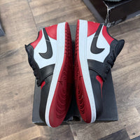 Bred Toe Jordan 1 Low (USED)