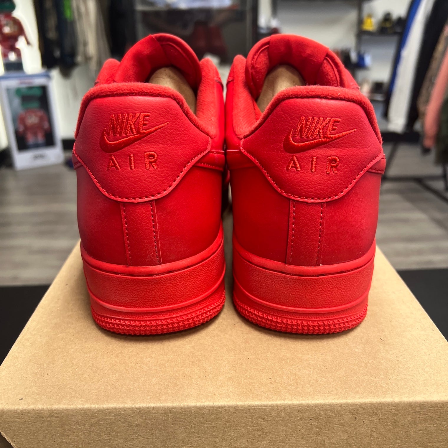 Nike Air Force 1 Low Triple Red (Tried on, no box)