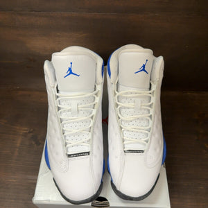 Jordan 13 Retro White Hyper Royal Black Size 8.5 (Pre-Owned)