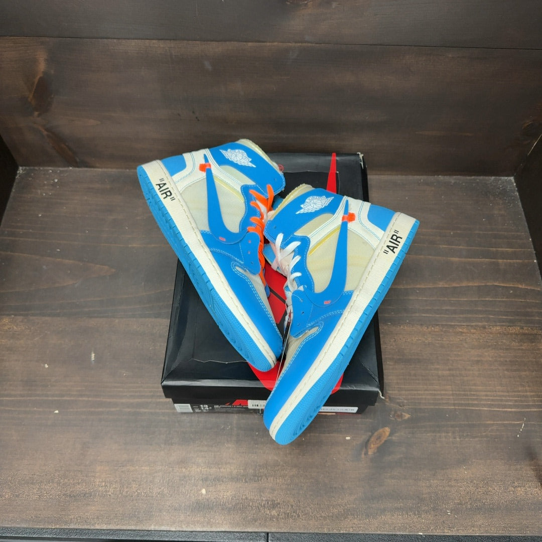 Jordan 1 Retro High Off-White University Blue - Image 2
