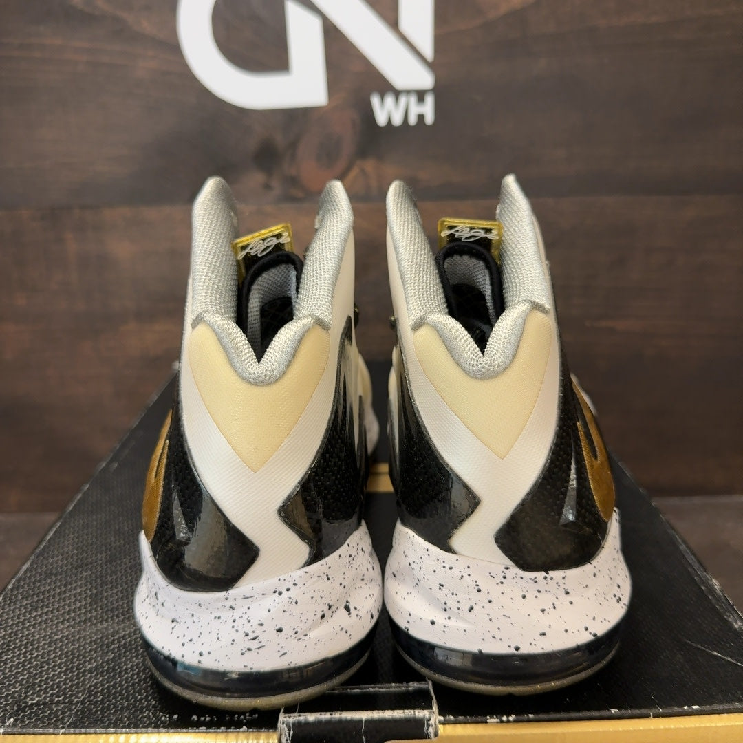 Nike LeBron X Elite+ White Gold - Image 4