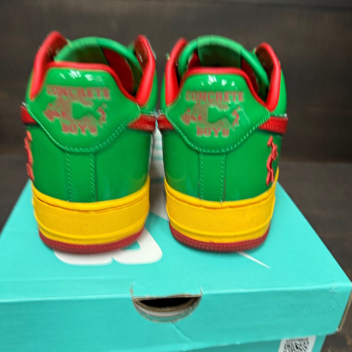 Nike Air Force 1 Low Lil Yachty Concrete Boys Lucky Green Size 10 (Pre-Owned) - Image 11