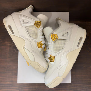 Jordan 4 Retro Metallic Gold (Women's) - Image 2