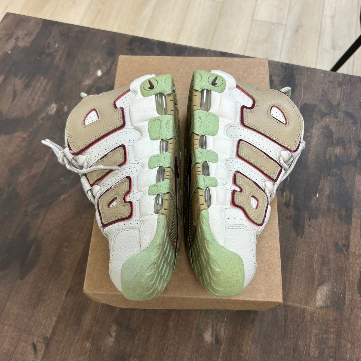 Nike Air More Uptempo Light Bone Alligator (Women's) Size 8.5W (Pre-Owned) - Image 3