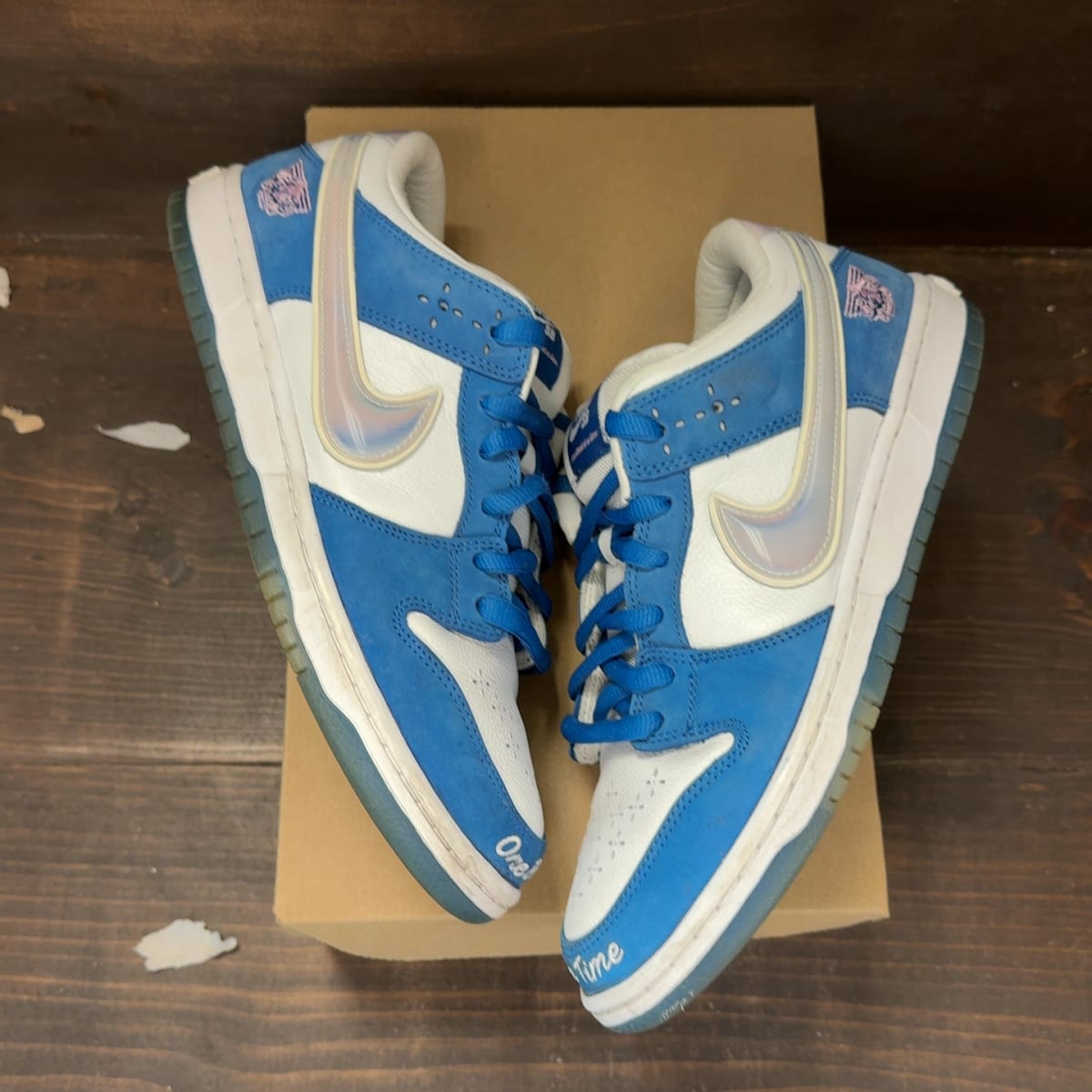 Nike SB Dunk Low Born X Raised One Block At A Time Size 10.5 (Pre-Owned) - back