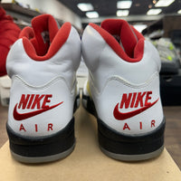 Fire Red Jordan 5 (USED,No Box)