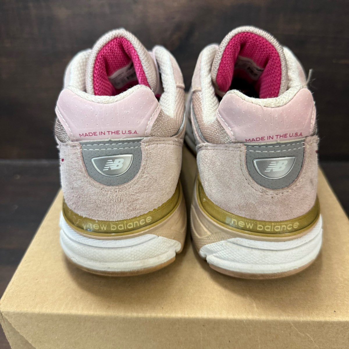 New Balance 990v4 Pink Ribbon (Faded Rose) Size 8 (Pre-Owned) - Image 3