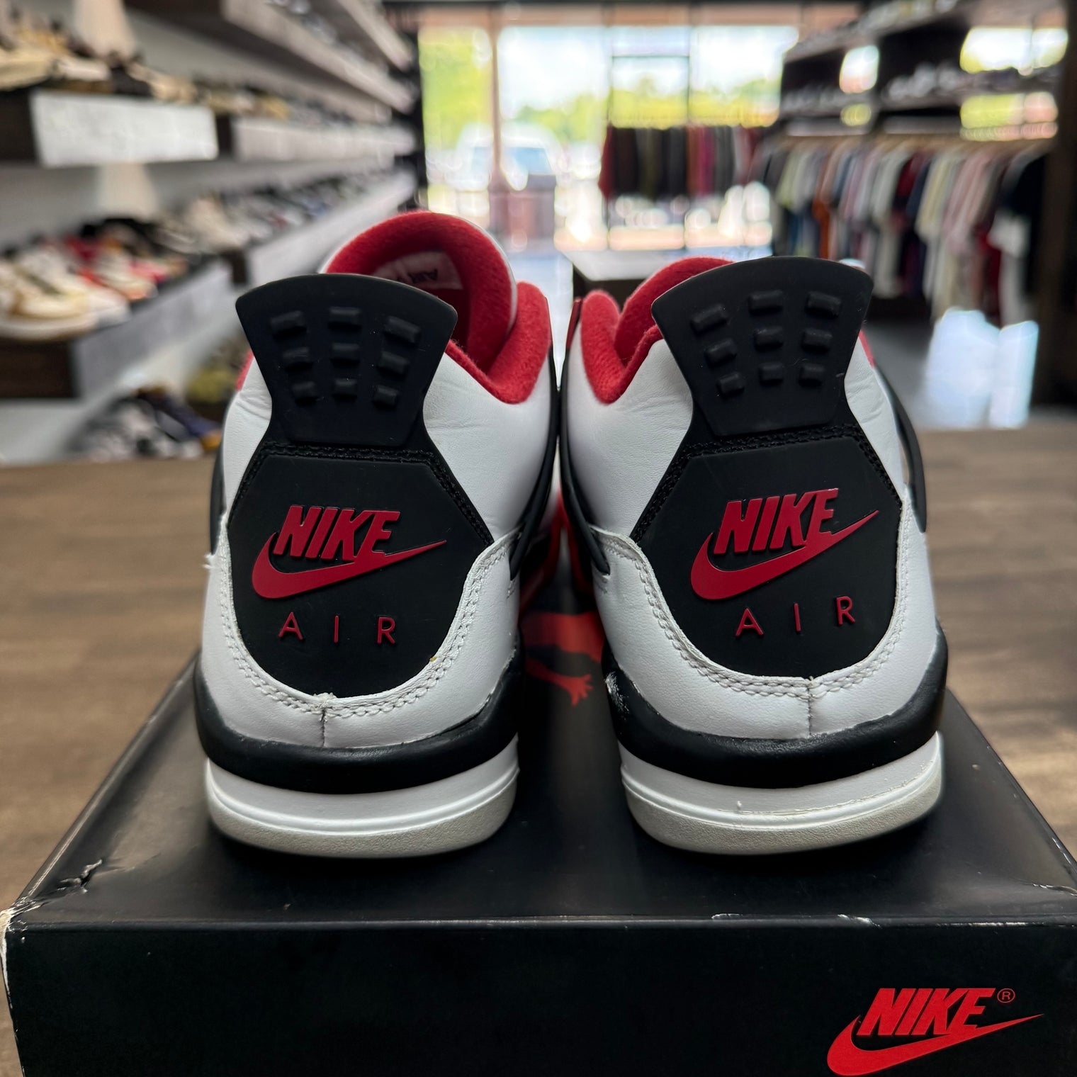Fire Red Jordan 4 (GS) (USED)