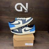 Jordan 1 Low OG Obsidian UNC Size 9.5 (Pre-Owned) - Image 1