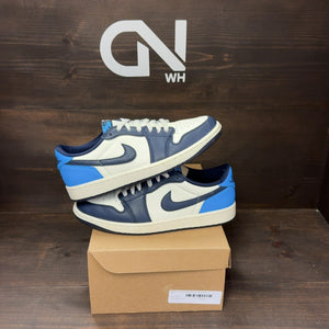 Jordan 1 Low OG Obsidian UNC Size 9.5 (Pre-Owned) - Image 1