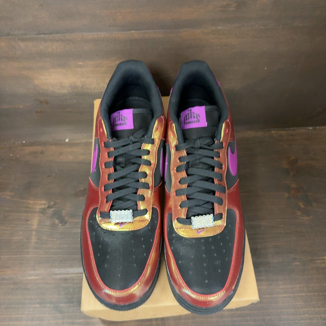 Nike Air Force 1 Low '07 LV8 Glam Rock Black Bold Berry Size 13 (Pre-Owned) - Image 3